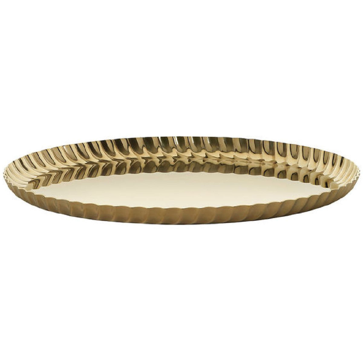 Alessi Pleats Tablett rund