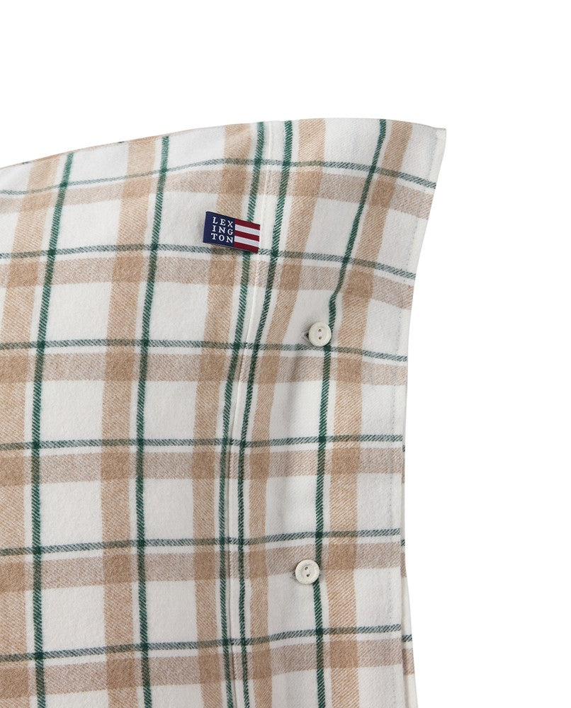 Lexington Checked Cotton Flannel Bettwäsche-Set aus Flanell