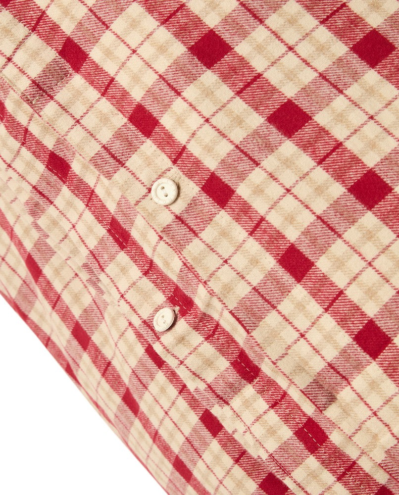 Lexington Checked Cotton Flannel melange Bettwäsche-Set aus Flanell