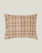 LEXINGTON Kariertes Bettwäsche-Set aus Baumwollflanell, fudge/beige/fig