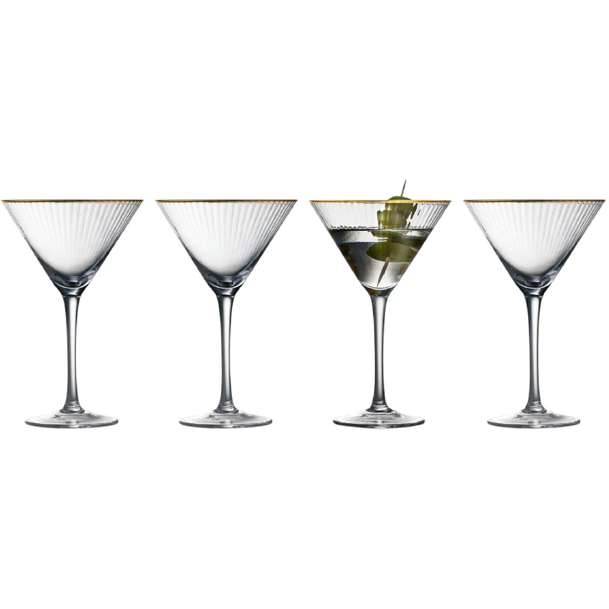 Lyngby Glas Palermo Martiniglas 4er Set