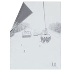 David Fussenegger Skilift Baumwolldecke
