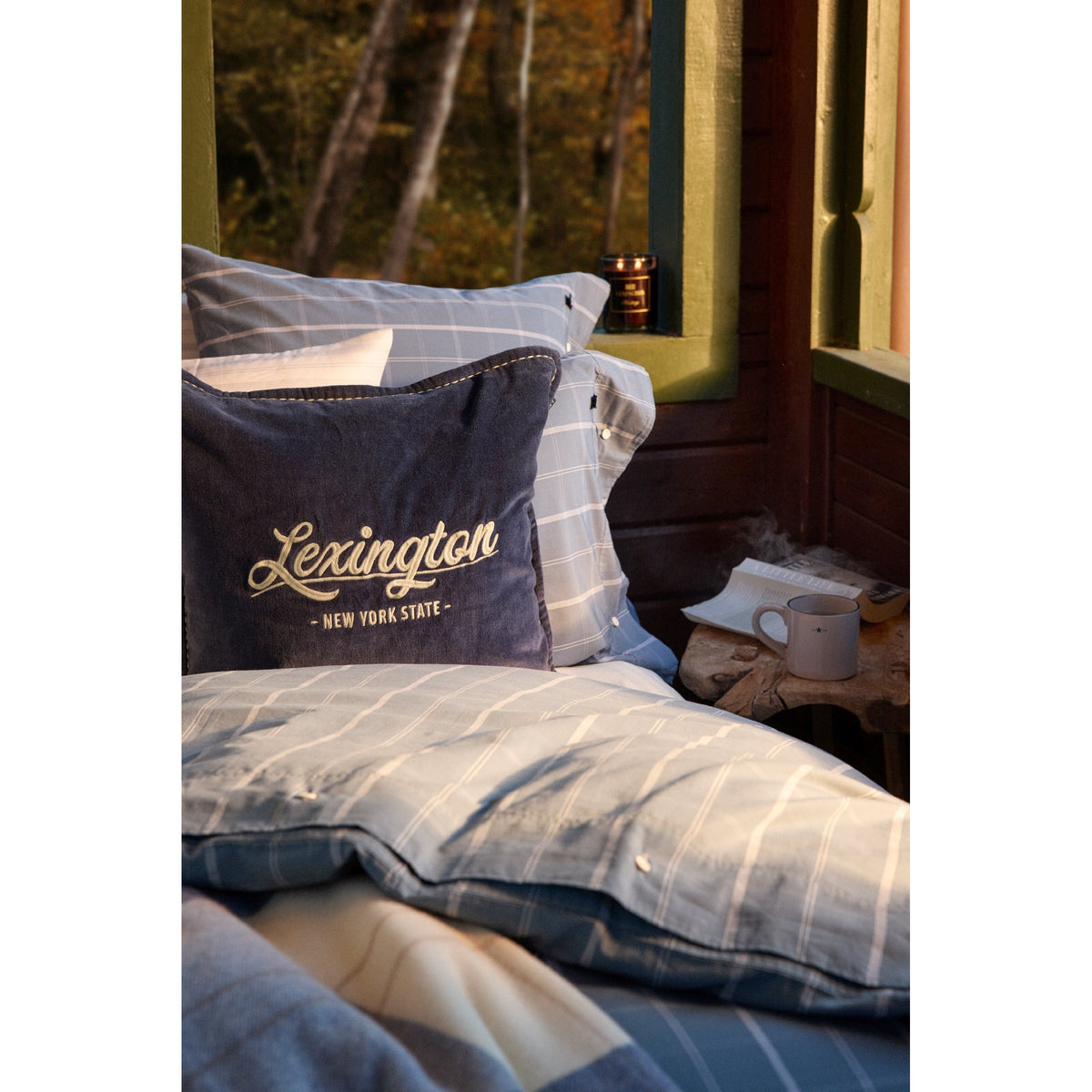 Lexington Logo Kissenhülle aus Bio-Baumwolle