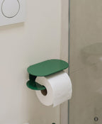 Toilettenpapierhalter ohne Bohren mit Ablage ORBI