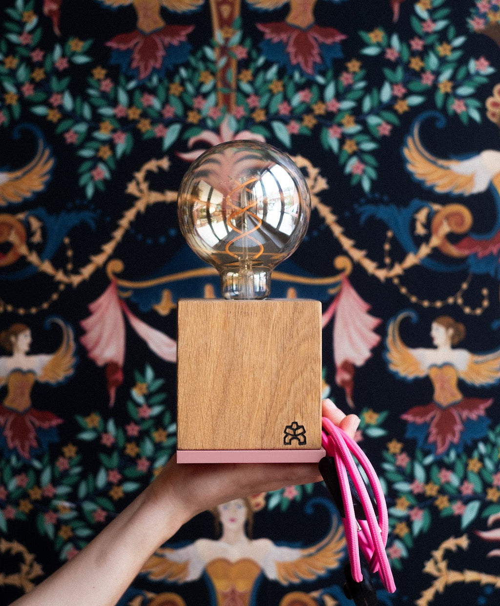 Tischlampe Holz LORENZ