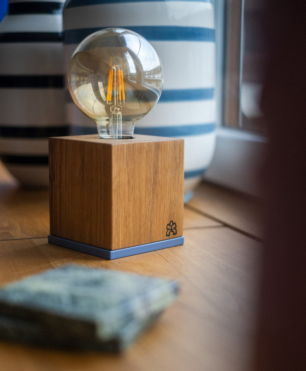 Tischlampe Holz LORENZ