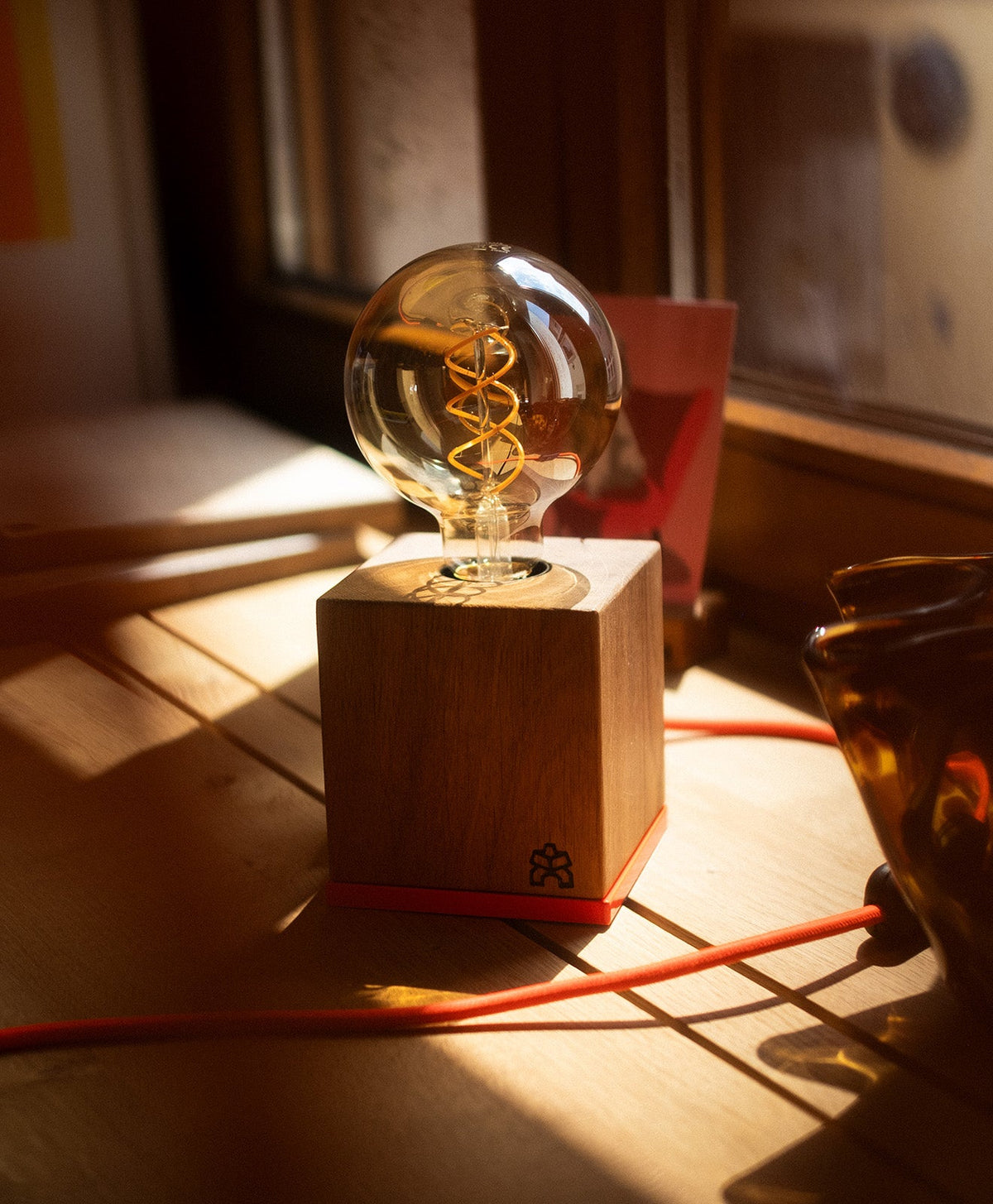 Tischlampe Holz LORENZ
