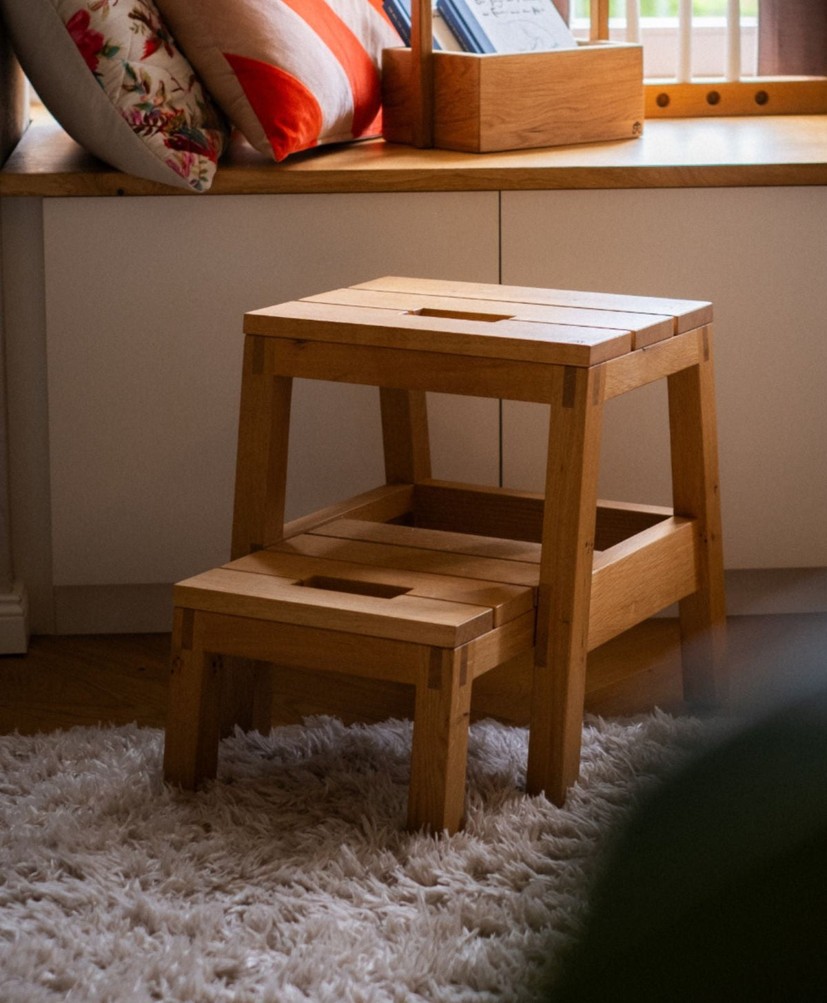 Tritthocker Holz Eiche KURANT